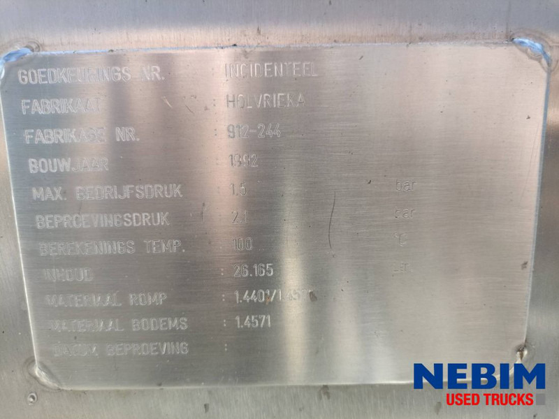 Burg BPO 12-27 Z - Tank 26.165 Ltr - Επικαθήμενο βυτίο: φωτογραφία 5 Burg BPO 12-27 Z - Tank 26.165 Ltr - Επικαθήμενο βυτίο: φωτογραφία 5