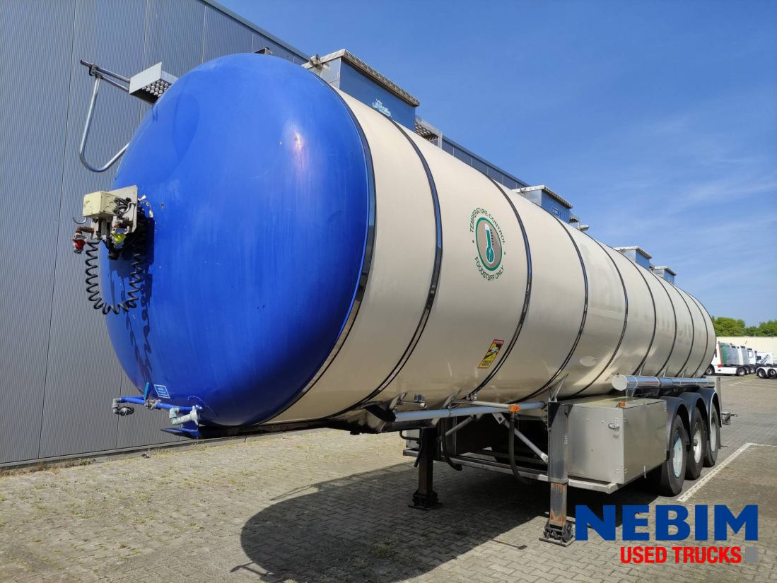 Feldbinder TSA 33.3 electric pump - 3 comp. 8.000 / 22.500 / 3.000 Ltr. - Επικαθήμενο βυτίο: φωτογραφία 1 Feldbinder TSA 33.3 electric pump - 3 comp. 8.000 / 22.500 / 3.000 Ltr. - Επικαθήμενο βυτίο: φωτογραφία 1
