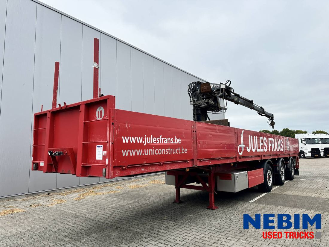 KWB P-393-STI-H - Hiab R 130-F3 - Stone Trailer - Επικαθήμενο πλατφόρμα/ Καρότσα: φωτογραφία 1 KWB P-393-STI-H - Hiab R 130-F3 - Stone Trailer - Επικαθήμενο πλατφόρμα/ Καρότσα: φωτογραφία 1