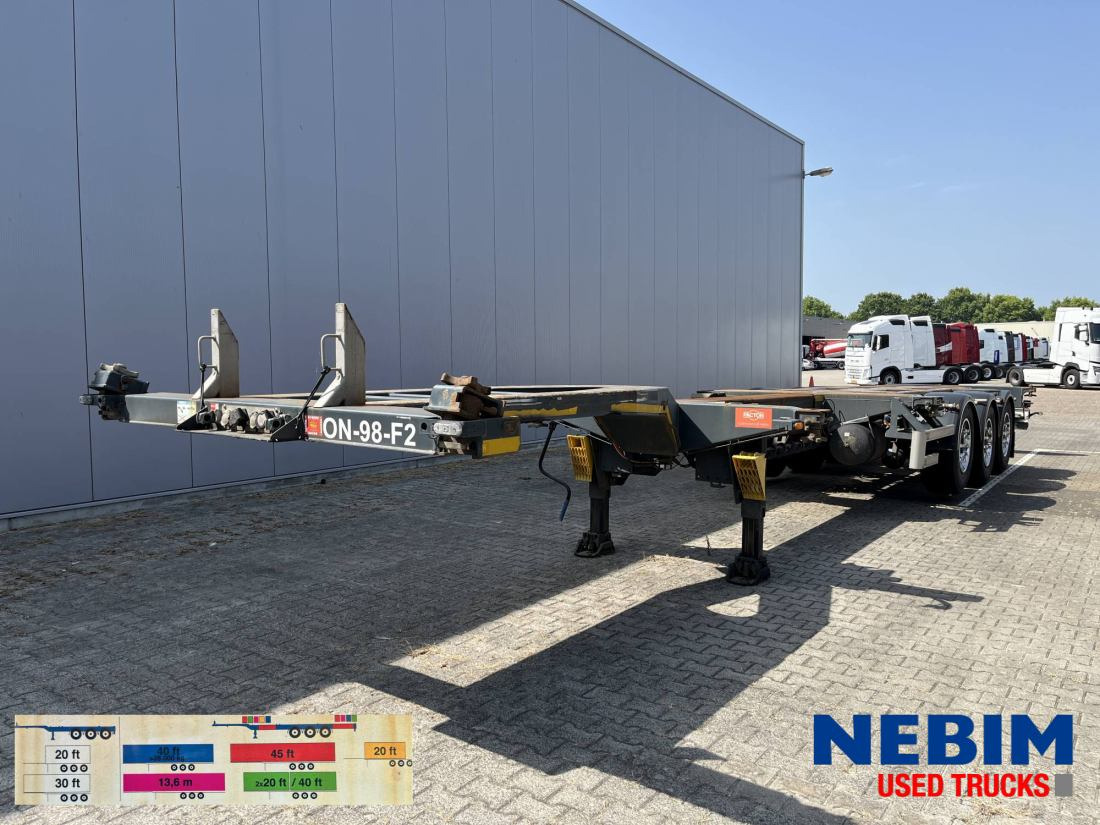 Pacton ET3 - Multi / Slider / Flex - Επικαθήμενο μεταφοράς εμπορευματοκιβωτίων/ Κινητό αμάξωμα: φωτογραφία 1 Pacton ET3 - Multi / Slider / Flex - Επικαθήμενο μεταφοράς εμπορευματοκιβωτίων/ Κινητό αμάξωμα: φωτογραφία 1