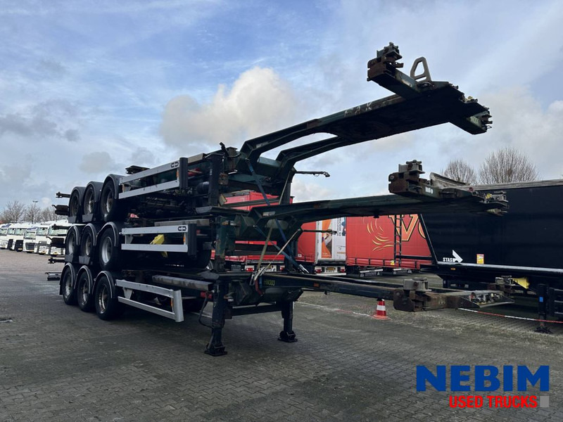 Van Hool 3B0071 STACK PRICE € 6.950,- - 1x20" - 2x20" - 1x40" - Επικαθήμενο μεταφοράς εμπορευματοκιβωτίων/ Κινητό αμάξωμα: φωτογραφία 4 Van Hool 3B0071 STACK PRICE € 6.950,- - 1x20" - 2x20" - 1x40" - Επικαθήμενο μεταφοράς εμπορευματοκιβωτίων/ Κινητό αμάξωμα: φωτογραφία 4