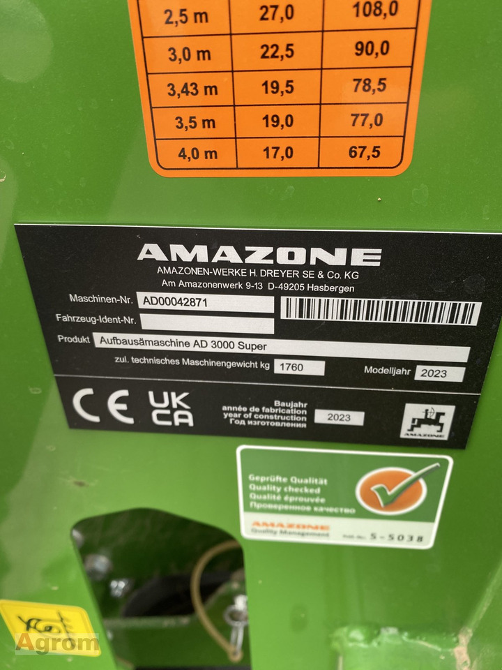 Σπαρτική με σβάρνα Amazone KE 3002-190 / AD 3000 Super: φωτογραφία 7