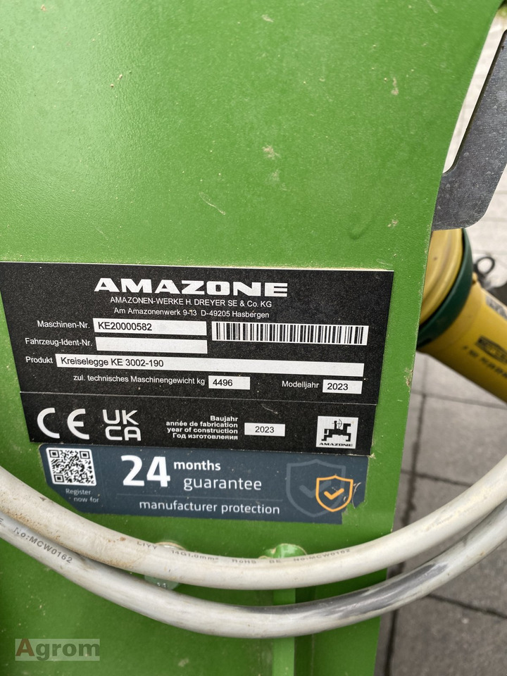 Σπαρτική με σβάρνα Amazone KE 3002-190 / AD 3000 Super: φωτογραφία 6