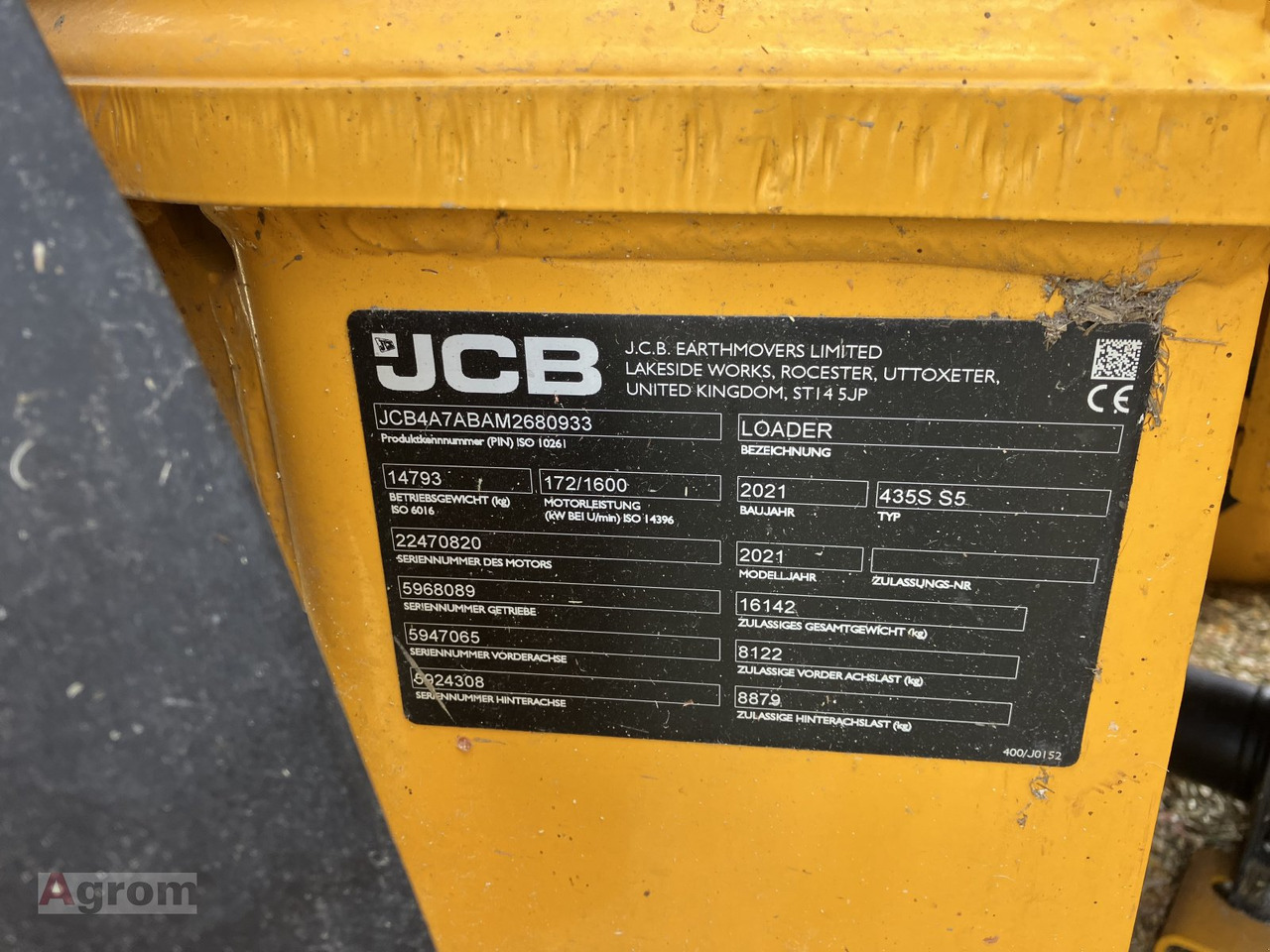 JCB 435 S Agri - Ελαστιχοφόρος φορτωτής: φωτογραφία 5 JCB 435 S Agri - Ελαστιχοφόρος φορτωτής: φωτογραφία 5