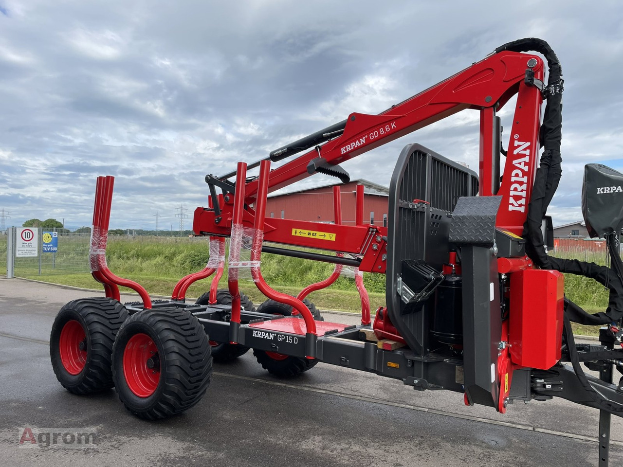 Krpan GP 15 D + Kran 8,6 K - Δασική ρυμούλκα: φωτογραφία 5 Krpan GP 15 D + Kran 8,6 K - Δασική ρυμούλκα: φωτογραφία 5
