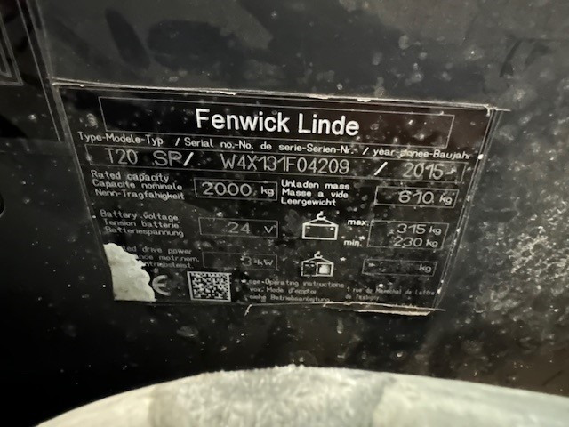 LINDE T-20-SP - Παλετοφόρο: φωτογραφία 2 LINDE T-20-SP - Παλετοφόρο: φωτογραφία 2