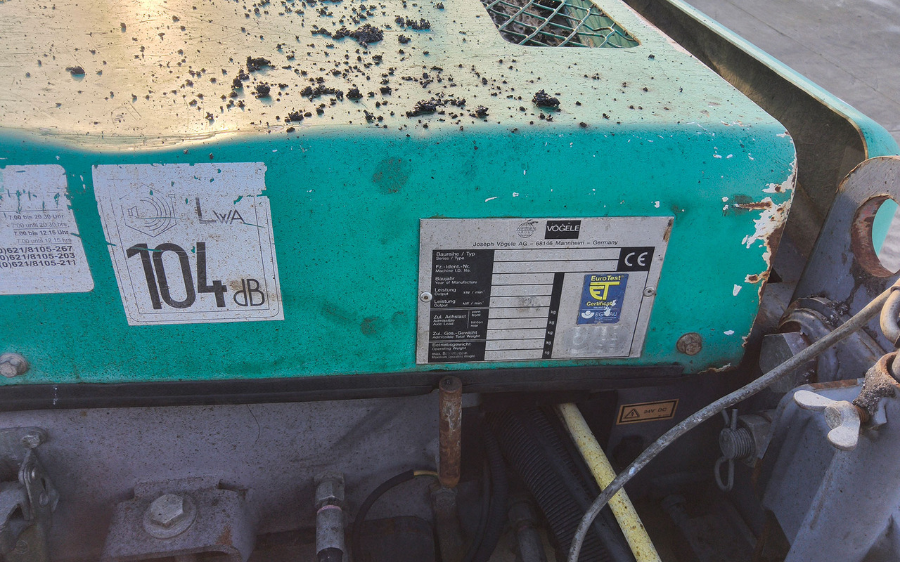 Leasing Vogele Super 800 Vogele Super 800: φωτογραφία 12