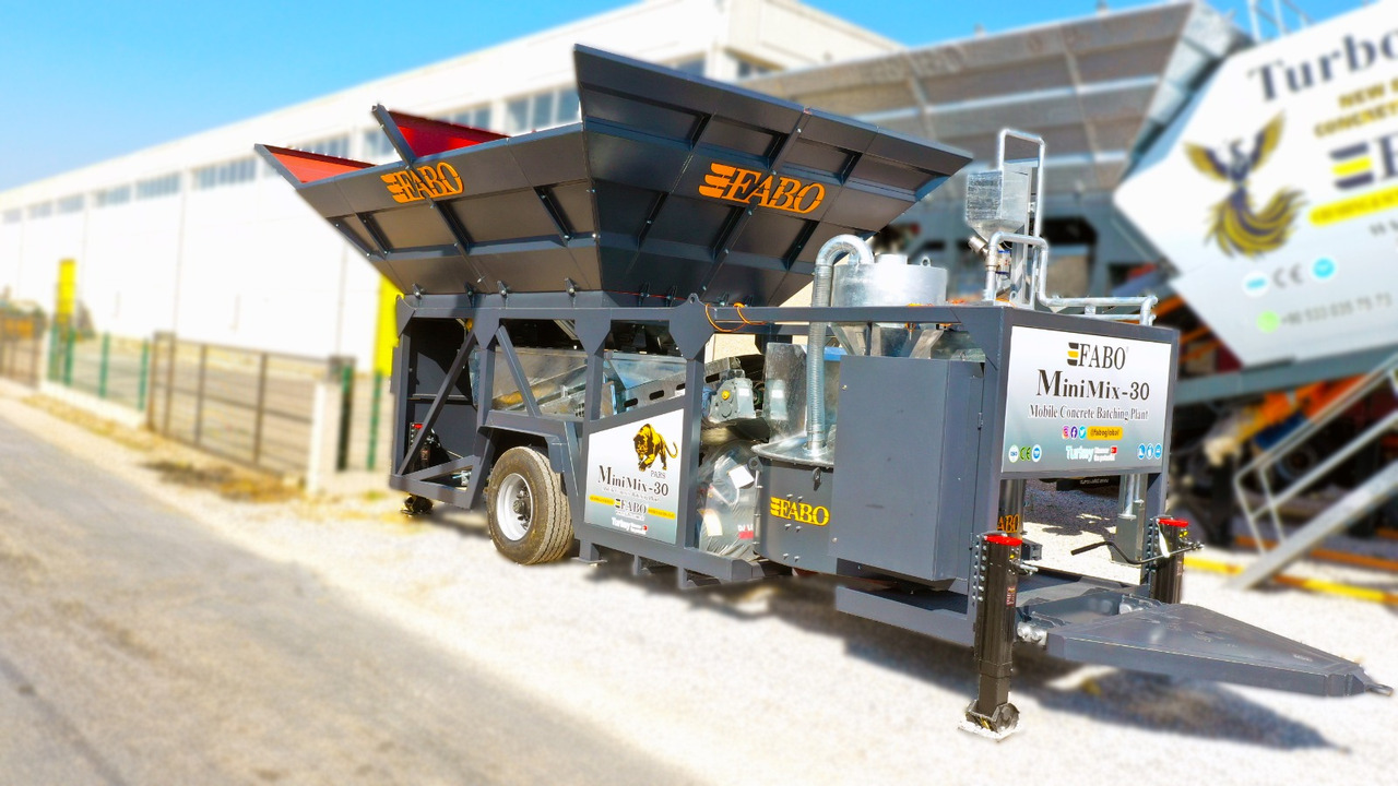 Καινούριο Εργοστάσιο σκυροδέματος FABO Mobile Concrete Batching Plants: φωτογραφία 1
