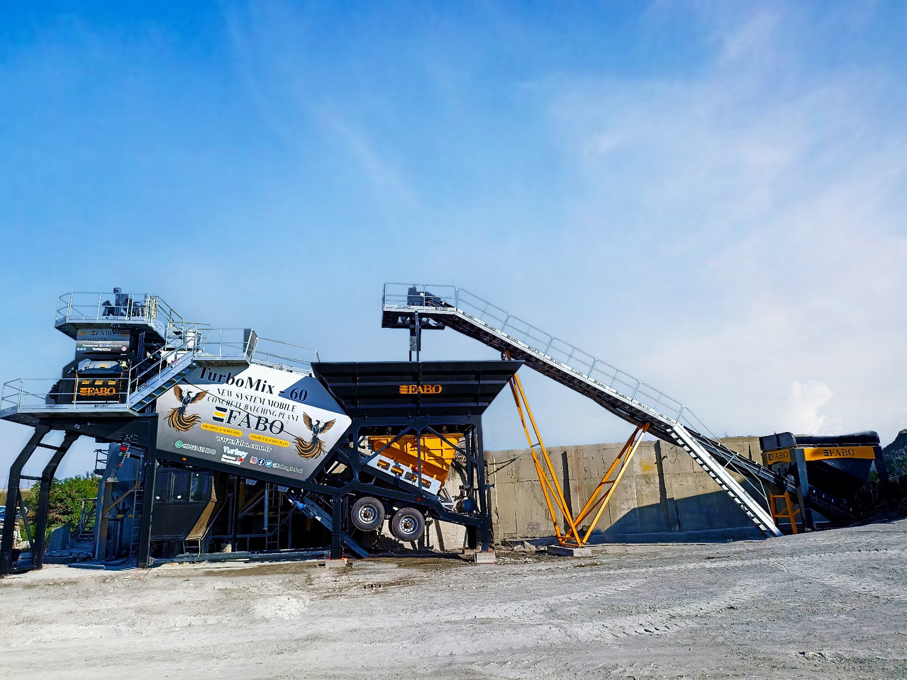 FABO mobile concrete batching plant - Εργοστάσιο σκυροδέματος: φωτογραφία 2 FABO mobile concrete batching plant - Εργοστάσιο σκυροδέματος: φωτογραφία 2