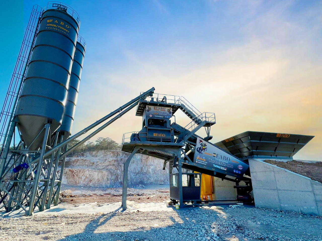 FABO mobile concrete batching plant - Εργοστάσιο σκυροδέματος: φωτογραφία 1 FABO mobile concrete batching plant - Εργοστάσιο σκυροδέματος: φωτογραφία 1