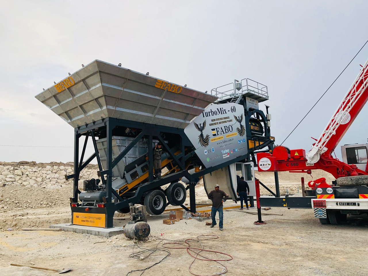 FABO mobile concrete batching plant - Εργοστάσιο σκυροδέματος: φωτογραφία 3 FABO mobile concrete batching plant - Εργοστάσιο σκυροδέματος: φωτογραφία 3