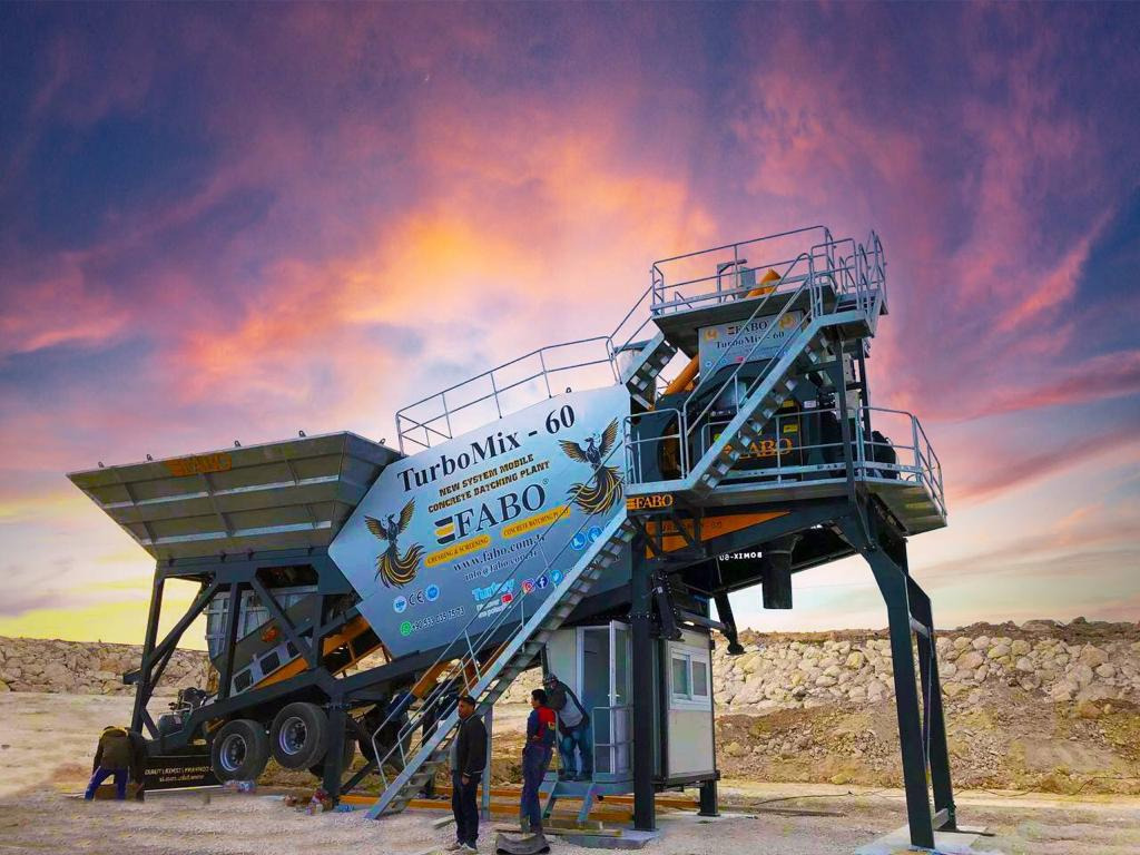 FABO mobile concrete batching plant - Εργοστάσιο σκυροδέματος: φωτογραφία 1 FABO mobile concrete batching plant - Εργοστάσιο σκυροδέματος: φωτογραφία 1