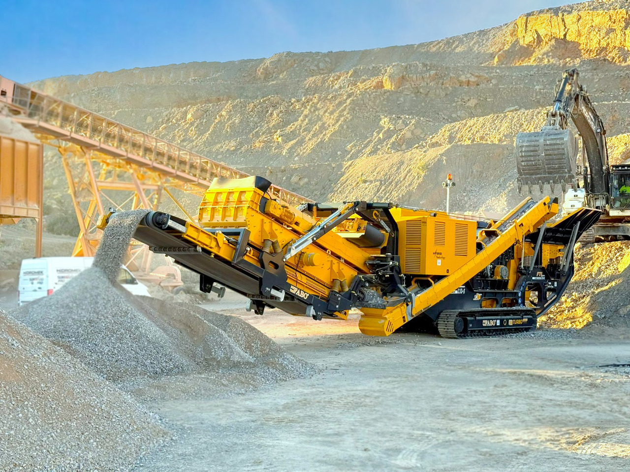 FABO mobile impact crusher - Κρουστικός θραυστήρας: φωτογραφία 1 FABO mobile impact crusher - Κρουστικός θραυστήρας: φωτογραφία 1