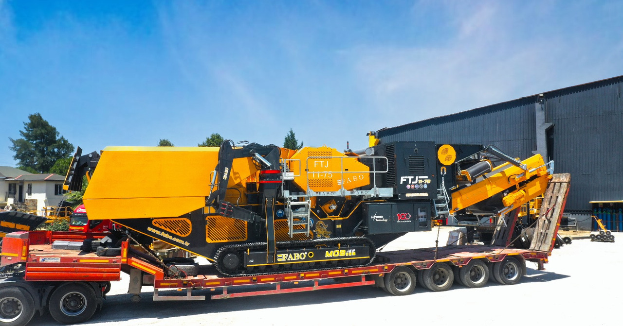 FABO mobile jaw crusher - Θραυστήρας σιαγόνων: φωτογραφία 1 FABO mobile jaw crusher - Θραυστήρας σιαγόνων: φωτογραφία 1
