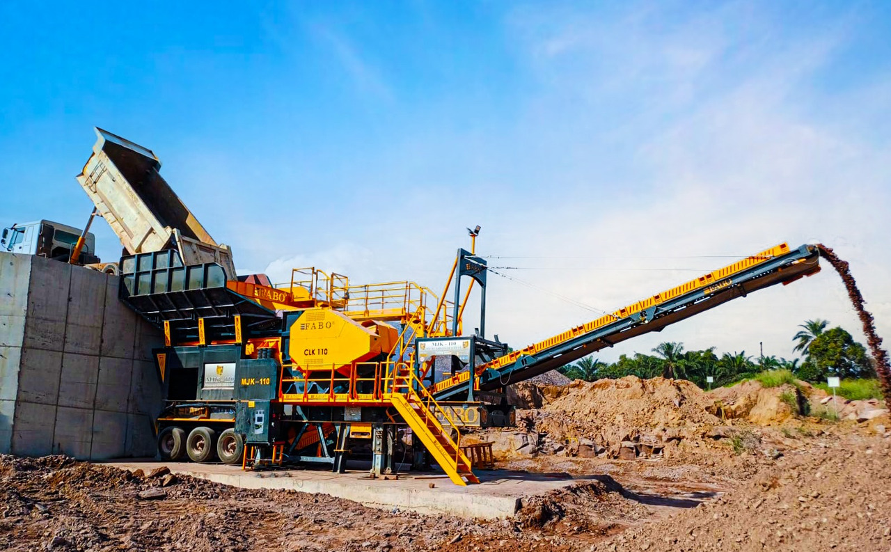 FABO mobile jaw crusher - Θραυστήρας σιαγόνων: φωτογραφία 1 FABO mobile jaw crusher - Θραυστήρας σιαγόνων: φωτογραφία 1