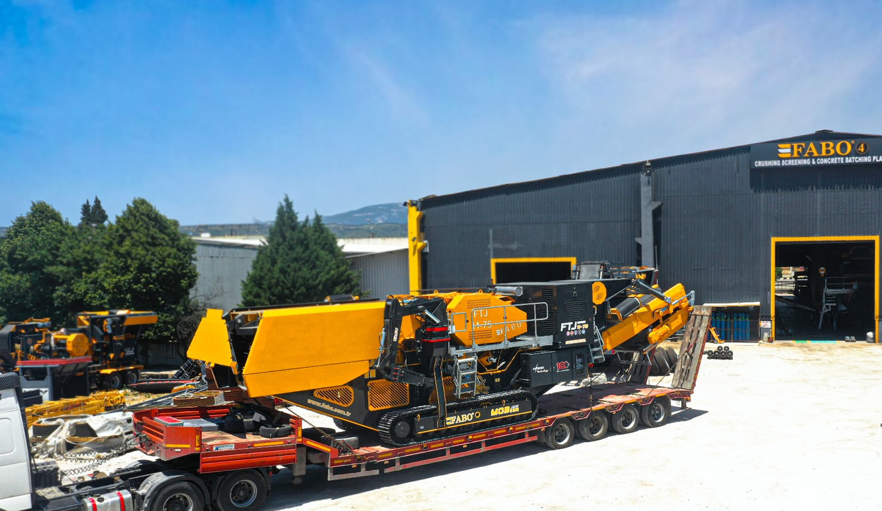 FABO mobile jaw crusher - Θραυστήρας σιαγόνων: φωτογραφία 4 FABO mobile jaw crusher - Θραυστήρας σιαγόνων: φωτογραφία 4