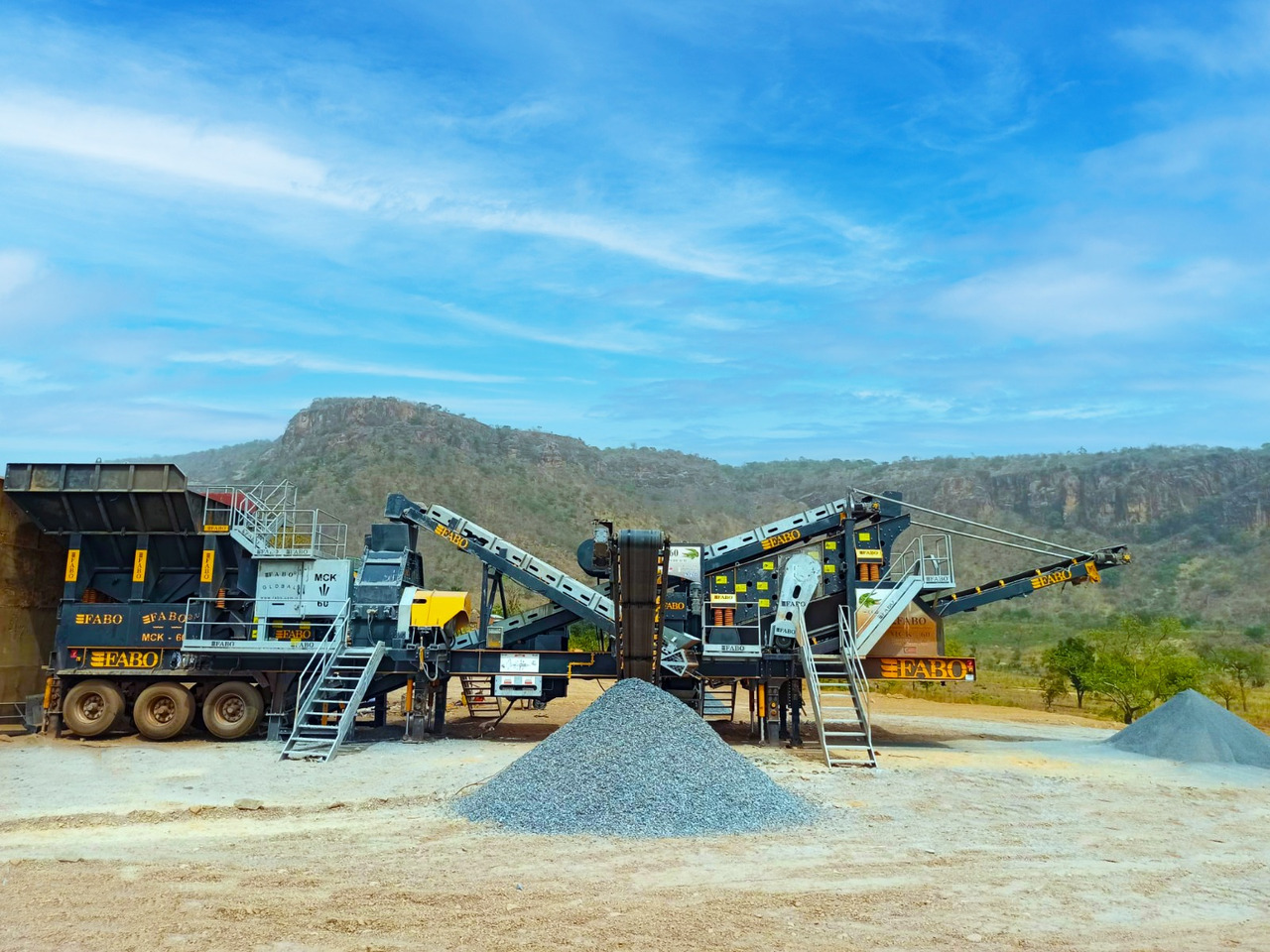 FABO mobile jaw crusher - Θραυστήρας σιαγόνων: φωτογραφία 4 FABO mobile jaw crusher - Θραυστήρας σιαγόνων: φωτογραφία 4