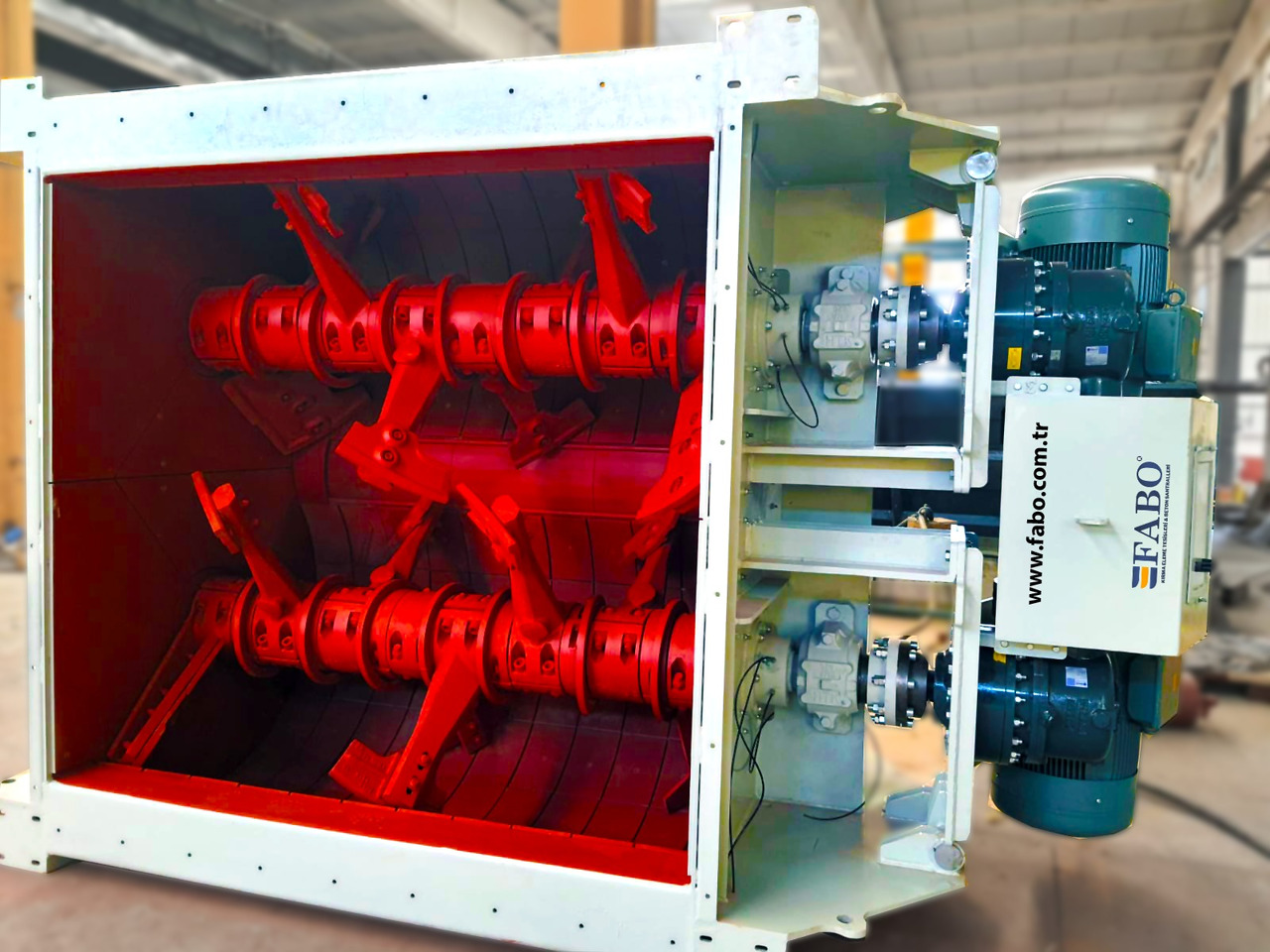 FABO twin shaft mixer - Μπετονιέρα: φωτογραφία 1 FABO twin shaft mixer - Μπετονιέρα: φωτογραφία 1