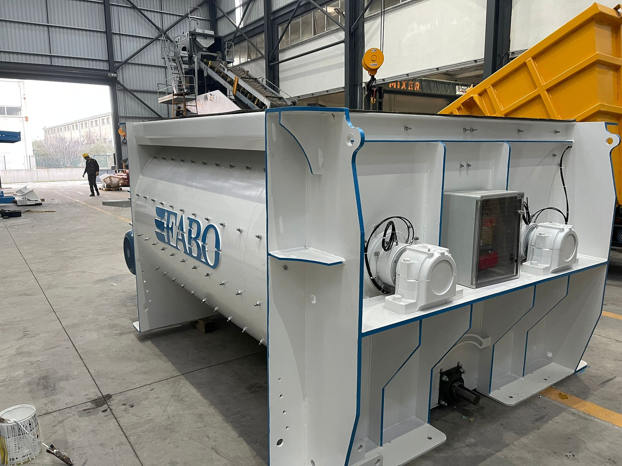 FABO twin shaft mixer - Μπετονιέρα: φωτογραφία 3 FABO twin shaft mixer - Μπετονιέρα: φωτογραφία 3