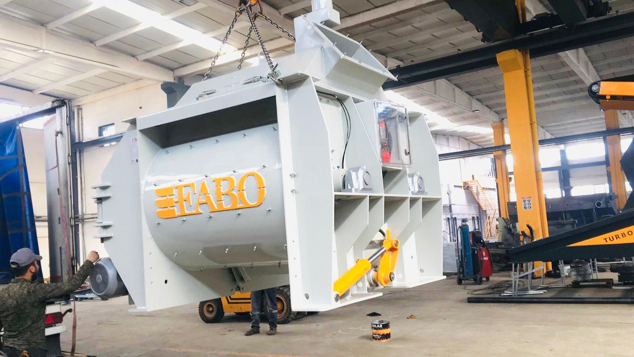 FABO twin shaft mixer - Μπετονιέρα: φωτογραφία 1 FABO twin shaft mixer - Μπετονιέρα: φωτογραφία 1