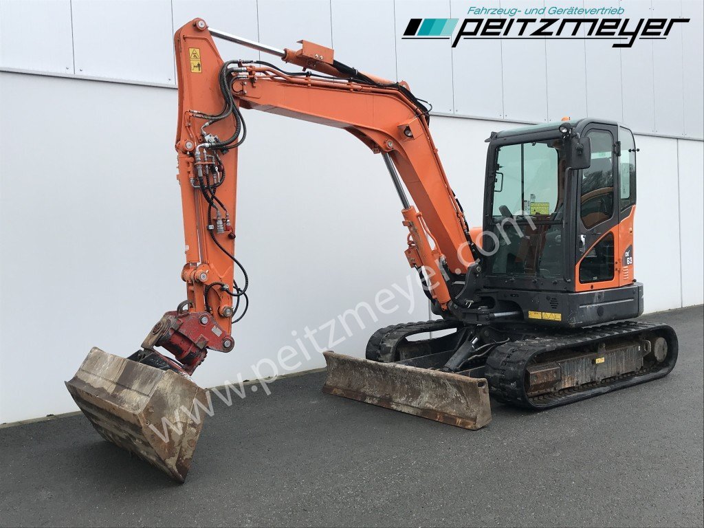 Doosan Kettenbagger DX 63-3 PowerTilt 070 , MS 03, mehrfach vorhanden - Μίνι εκσκαφέας: φωτογραφία 1 Doosan Kettenbagger DX 63-3 PowerTilt 070 , MS 03, mehrfach vorhanden - Μίνι εκσκαφέας: φωτογραφία 1
