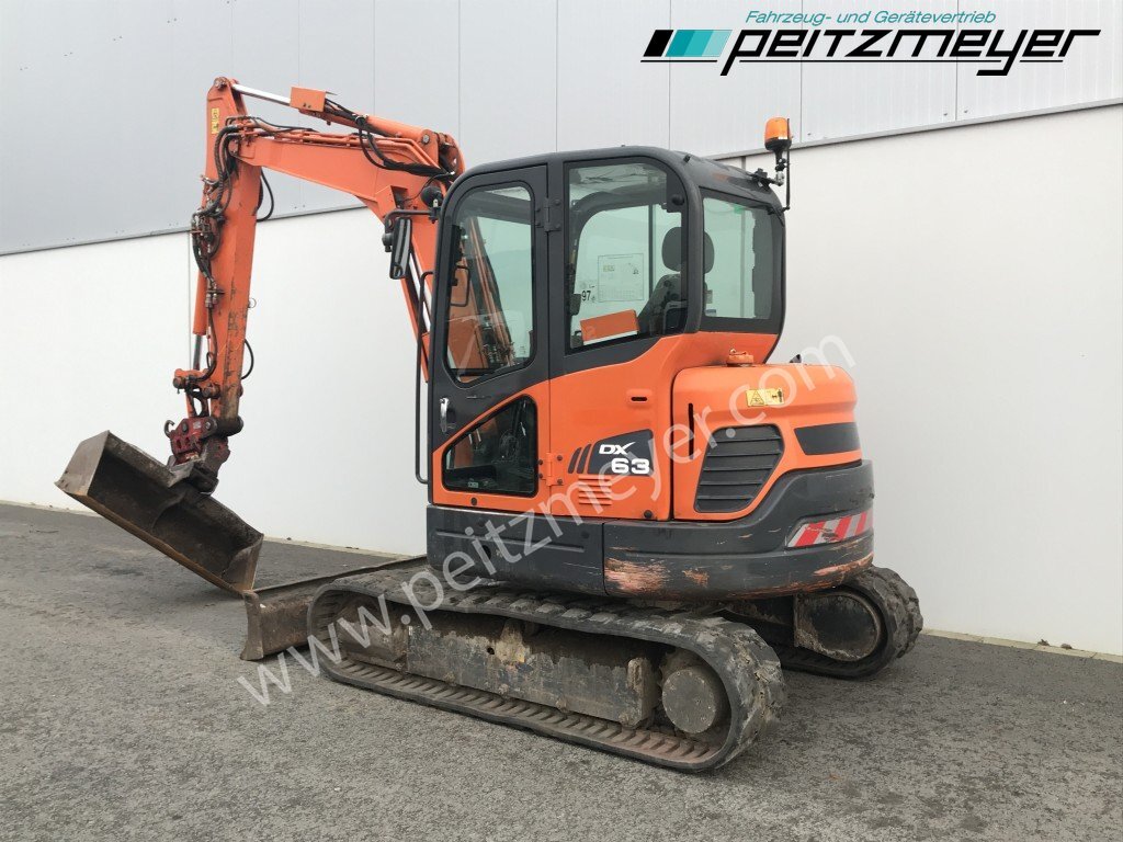Doosan Kettenbagger DX 63-3 PowerTilt 070 , MS 03, mehrfach vorhanden - Μίνι εκσκαφέας: φωτογραφία 4 Doosan Kettenbagger DX 63-3 PowerTilt 070 , MS 03, mehrfach vorhanden - Μίνι εκσκαφέας: φωτογραφία 4