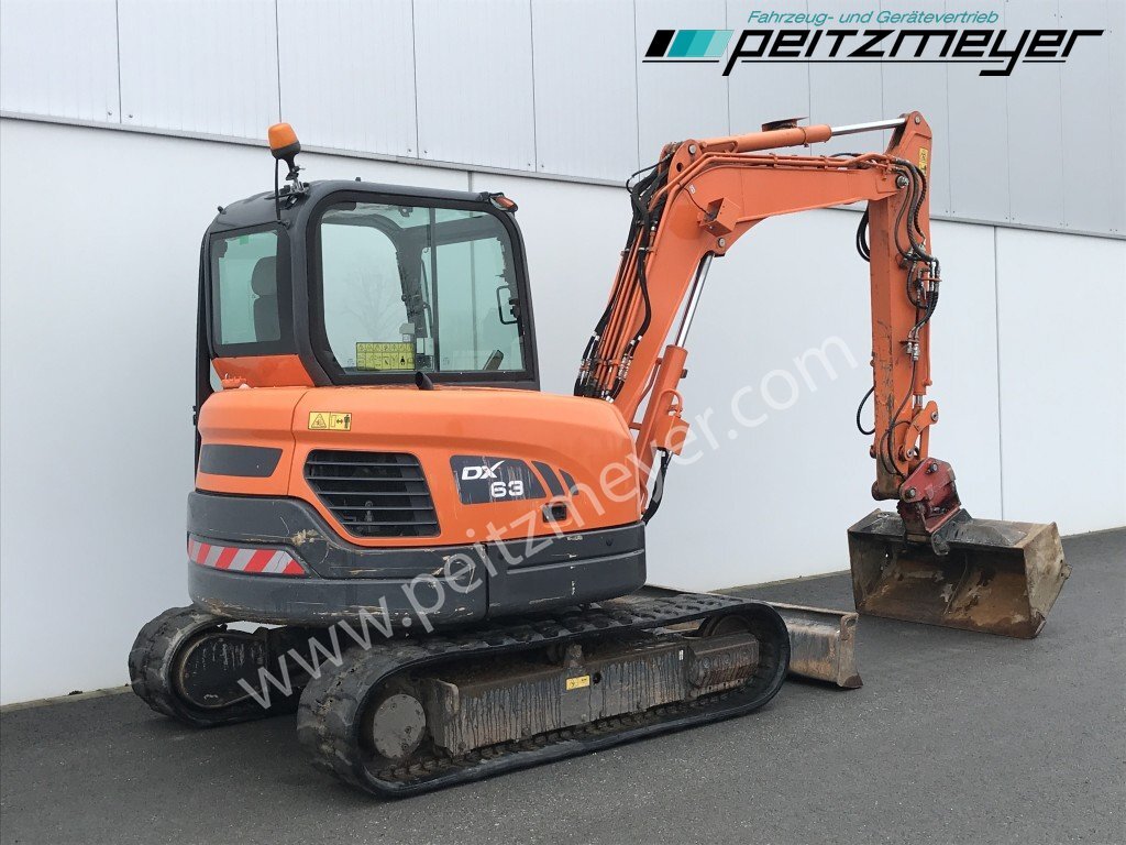 Doosan Kettenbagger DX 63-3 PowerTilt 070 , MS 03, mehrfach vorhanden - Μίνι εκσκαφέας: φωτογραφία 3 Doosan Kettenbagger DX 63-3 PowerTilt 070 , MS 03, mehrfach vorhanden - Μίνι εκσκαφέας: φωτογραφία 3
