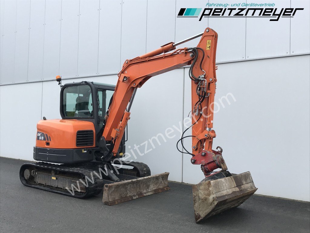 Doosan Kettenbagger DX 63-3 PowerTilt 070 , MS 03, mehrfach vorhanden - Μίνι εκσκαφέας: φωτογραφία 2 Doosan Kettenbagger DX 63-3 PowerTilt 070 , MS 03, mehrfach vorhanden - Μίνι εκσκαφέας: φωτογραφία 2