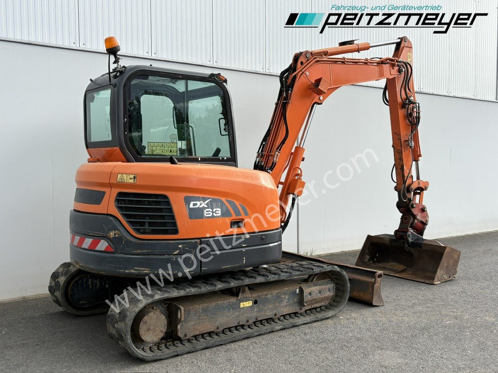 Doosan Kettenbagger DX 63-3 PowerTilt 070 , MS 03, mehrfach vorhanden - Μίνι εκσκαφέας: φωτογραφία 4 Doosan Kettenbagger DX 63-3 PowerTilt 070 , MS 03, mehrfach vorhanden - Μίνι εκσκαφέας: φωτογραφία 4