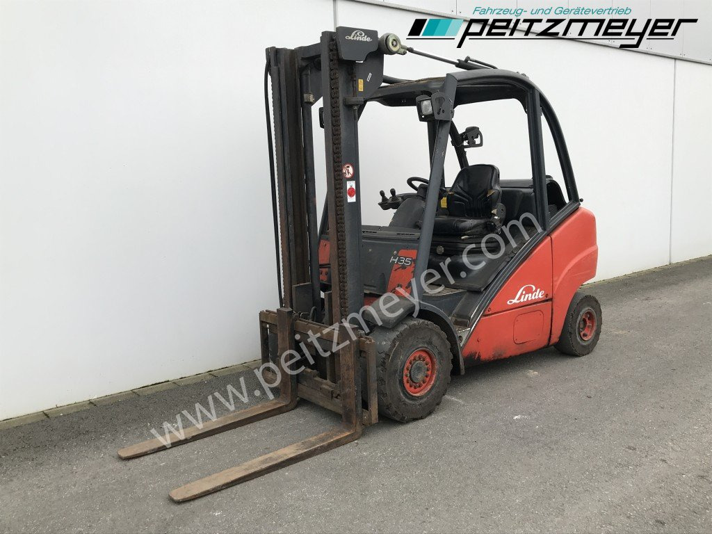 LINDE Gabelstapler H 35 T Gas + Seitenschieber - Υγραεριοκίνητο περονοφόρο: φωτογραφία 1 LINDE Gabelstapler H 35 T Gas + Seitenschieber - Υγραεριοκίνητο περονοφόρο: φωτογραφία 1