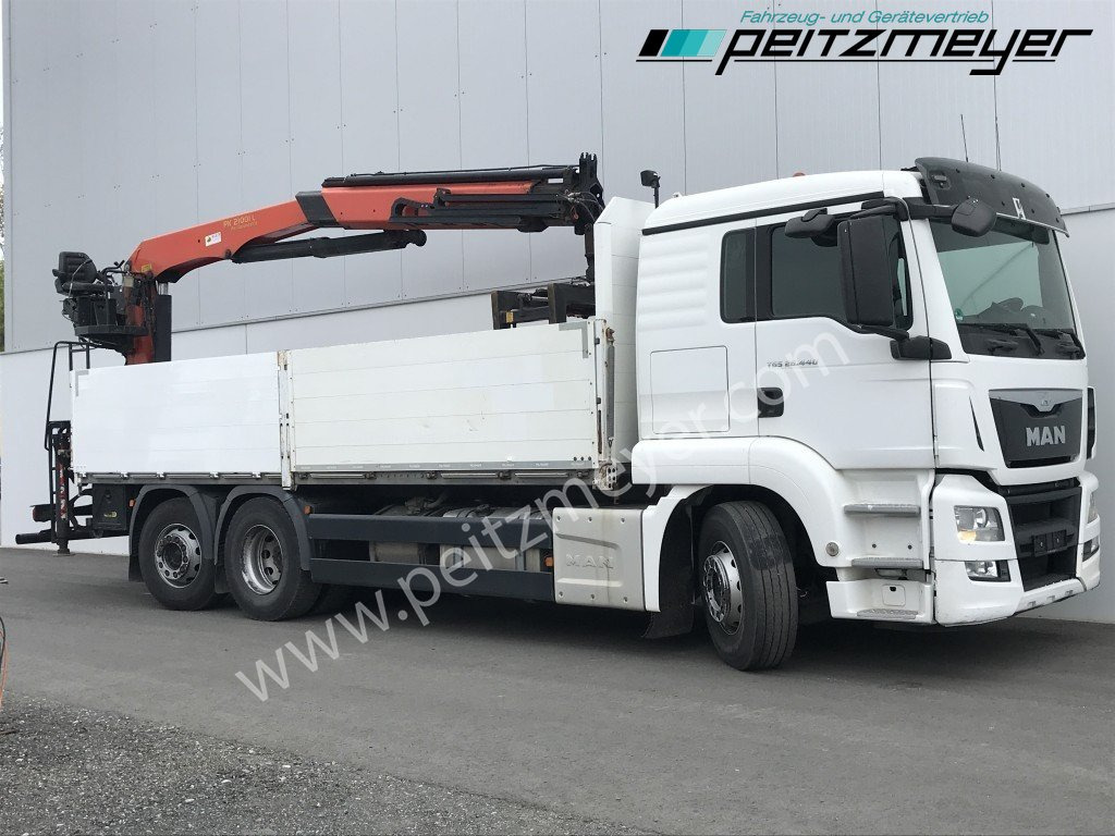 MAN TGS 26.440 FL 6x2 Palfinger PK 21001 L Steinzange, EU 6, Lenkachse - Φορτηγό με ανοιχτή καρότσα, Φορτηγό με γερανό: φωτογραφία 2 MAN TGS 26.440 FL 6x2 Palfinger PK 21001 L Steinzange, EU 6, Lenkachse - Φορτηγό με ανοιχτή καρότσα, Φορτηγό με γερανό: φωτογραφία 2