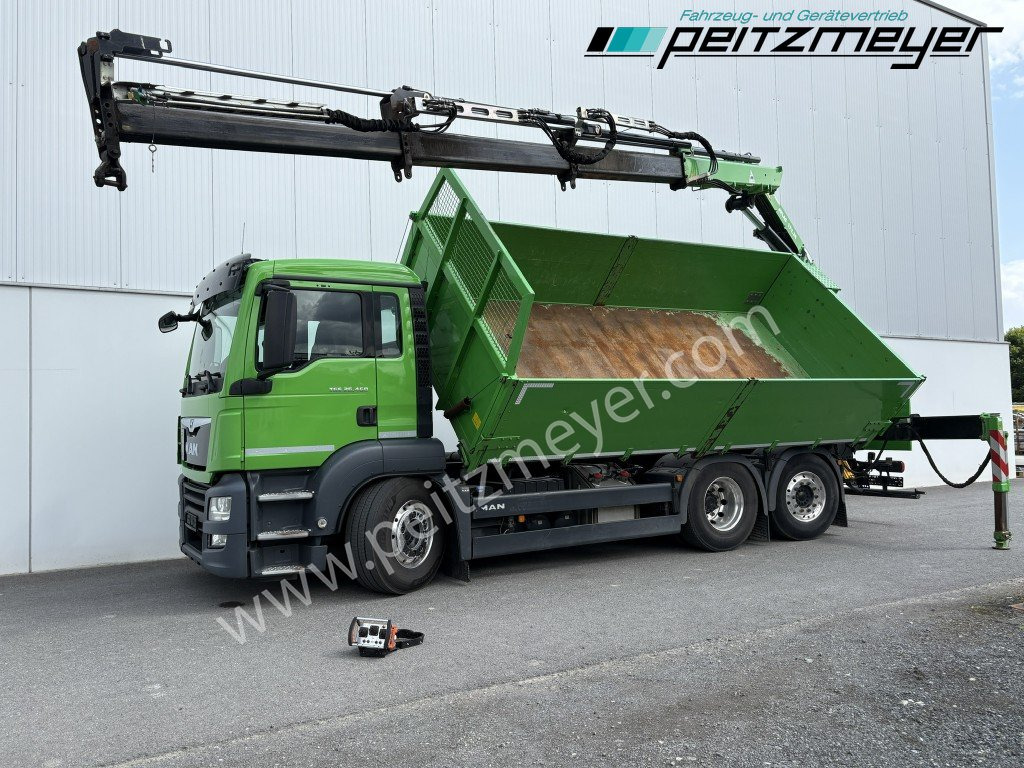 MAN TGS 26.460 FL 6x2 Kipper+Kran+Funk Lenkachse, 2-Seitenkipper, Atlas 172.3 - Φορτηγό ανατρεπόμενο: φωτογραφία 1 MAN TGS 26.460 FL 6x2 Kipper+Kran+Funk Lenkachse, 2-Seitenkipper, Atlas 172.3 - Φορτηγό ανατρεπόμενο: φωτογραφία 1