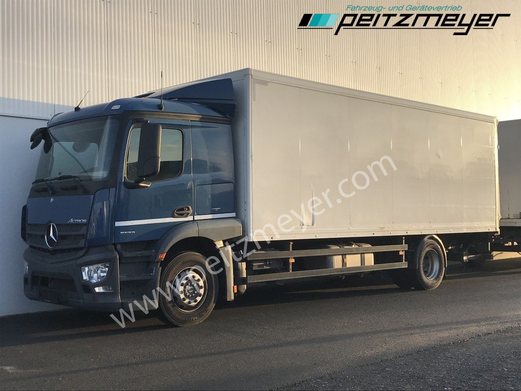 MERCEDES-BENZ Actros 1833 L Koffer+LBW, EU 6 Motor neu bei 594 tkm - Φορτηγό κόφα: φωτογραφία 1 MERCEDES-BENZ Actros 1833 L Koffer+LBW, EU 6 Motor neu bei 594 tkm - Φορτηγό κόφα: φωτογραφία 1