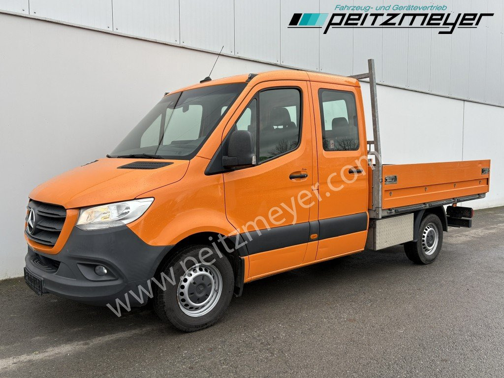 MERCEDES-BENZ Sprinter 314 CDI Doka Pritsche, Klima, Standh., AHK 2,8 t. - Μικρό φορτηγό με καρότσα, Διπλοκάμπινο ελαφρύ επαγγελματικό: φωτογραφία 1 MERCEDES-BENZ Sprinter 314 CDI Doka Pritsche, Klima, Standh., AHK 2,8 t. - Μικρό φορτηγό με καρότσα, Διπλοκάμπινο ελαφρύ επαγγελματικό: φωτογραφία 1