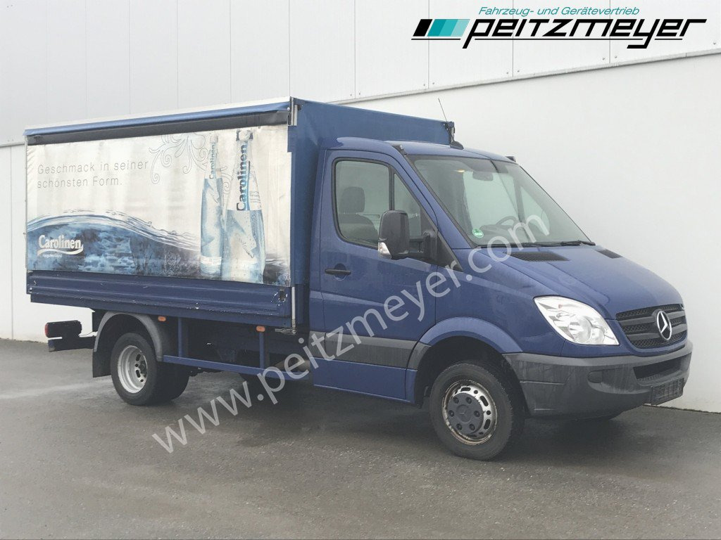 MERCEDES-BENZ Sprinter 515 CDI Pritsche mit Schiebeplane - Επαγγελματικό αυτοκίνητο με μουσαμά: φωτογραφία 2 MERCEDES-BENZ Sprinter 515 CDI Pritsche mit Schiebeplane - Επαγγελματικό αυτοκίνητο με μουσαμά: φωτογραφία 2