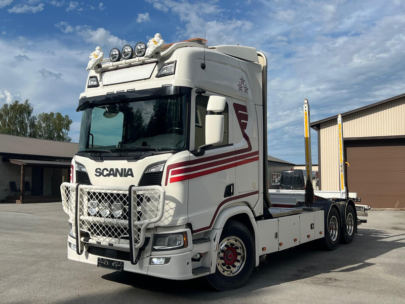 Scania R730 B6X4NB - Φορτηγό ξυλείας, Φορτηγό με γερανό: φωτογραφία 1 Scania R730 B6X4NB - Φορτηγό ξυλείας, Φορτηγό με γερανό: φωτογραφία 1