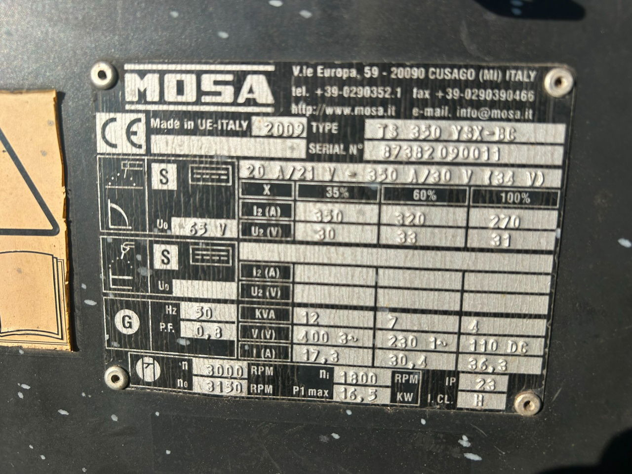 Boxer Mosa 12 kva Te huur Mosa aggregaat TS 350 X 12 kva - Βιομηχανική γεννήτρια: φωτογραφία 4 Boxer Mosa 12 kva Te huur Mosa aggregaat TS 350 X 12 kva - Βιομηχανική γεννήτρια: φωτογραφία 4
