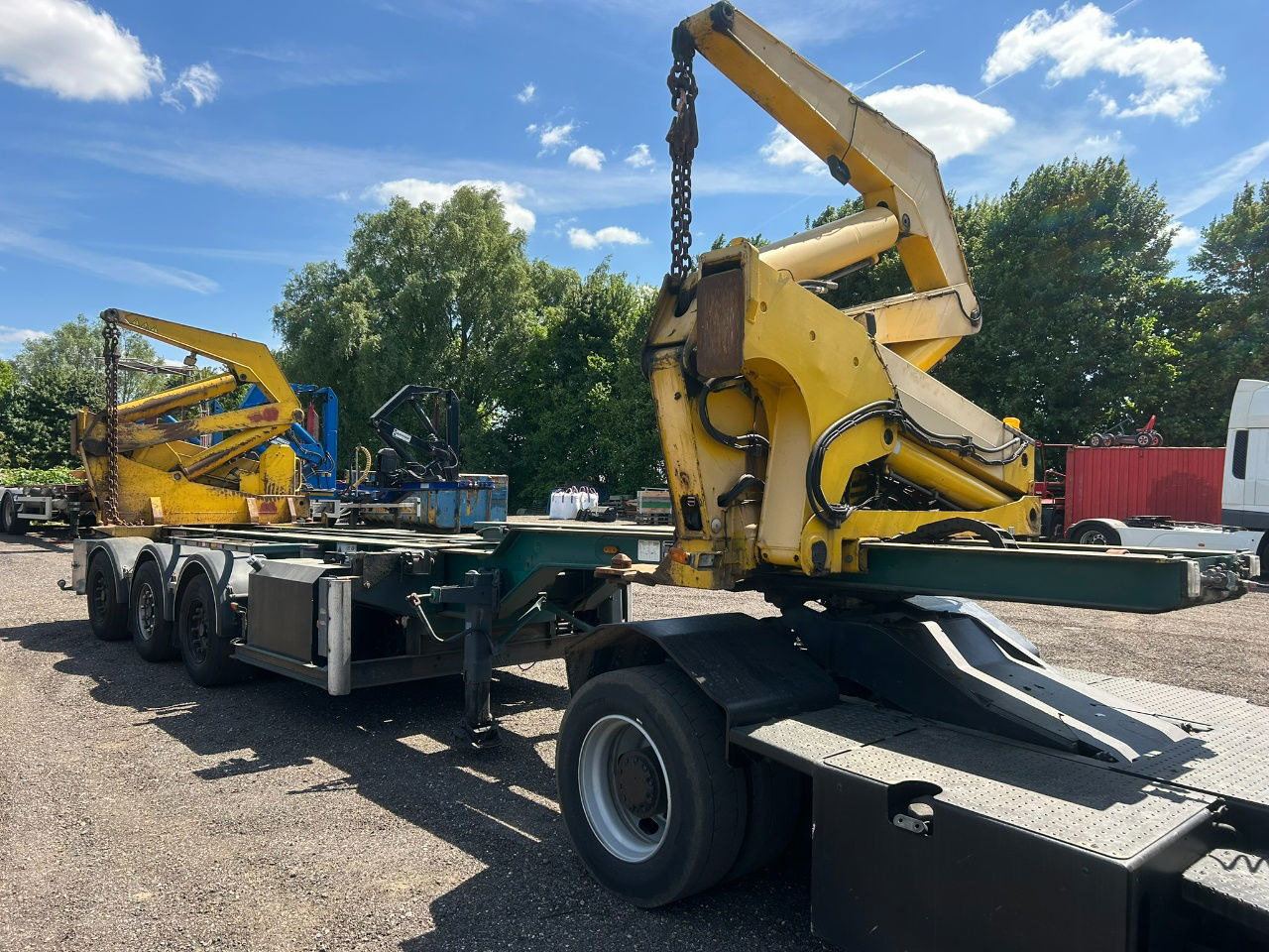 Hammar 195 HC / 20 ft, 2 x 20 ft 40 ft HC, power pack Diesel, Wireless controller 2 x, telescopic chassis - Επικαθήμενο μεταφοράς εμπορευματοκιβωτίων/ Κινητό αμάξωμα: φωτογραφία 2 Hammar 195 HC / 20 ft, 2 x 20 ft 40 ft HC, power pack Diesel, Wireless controller 2 x, telescopic chassis - Επικαθήμενο μεταφοράς εμπορευματοκιβωτίων/ Κινητό αμάξωμα: φωτογραφία 2