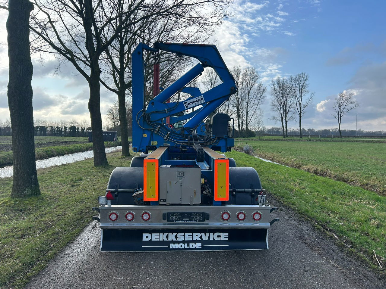 Hammar Sideloader 160 S / 20ft - 2 x 20 ft - 40 - Containers / 33 Tons lifting capacity / Remote control - Επικαθήμενο μεταφοράς εμπορευματοκιβωτίων/ Κινητό αμάξωμα: φωτογραφία 3 Hammar Sideloader 160 S / 20ft - 2 x 20 ft - 40 - Containers / 33 Tons lifting capacity / Remote control - Επικαθήμενο μεταφοράς εμπορευματοκιβωτίων/ Κινητό αμάξωμα: φωτογραφία 3