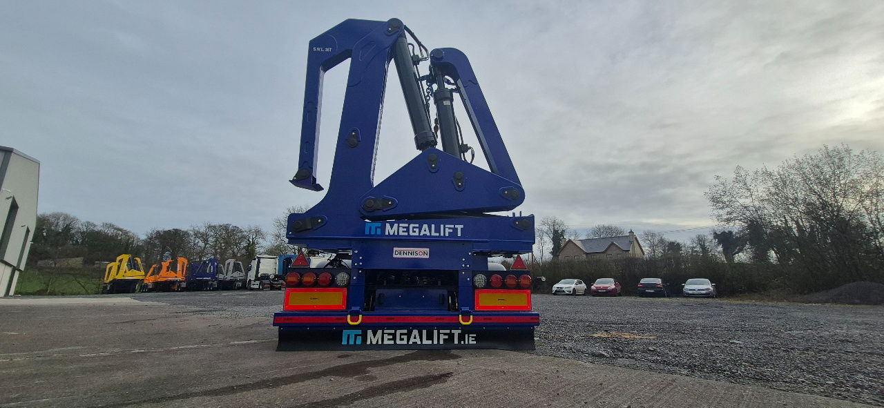 Mega NEW Megaliftt Sideloader / 35 tons lift capacity /20-40-45 HC/ Diesel engine / Gooseneck-extendable - Επικαθήμενο μεταφοράς εμπορευματοκιβωτίων/ Κινητό αμάξωμα: φωτογραφία 4 Mega NEW Megaliftt Sideloader / 35 tons lift capacity /20-40-45 HC/ Diesel engine / Gooseneck-extendable - Επικαθήμενο μεταφοράς εμπορευματοκιβωτίων/ Κινητό αμάξωμα: φωτογραφία 4