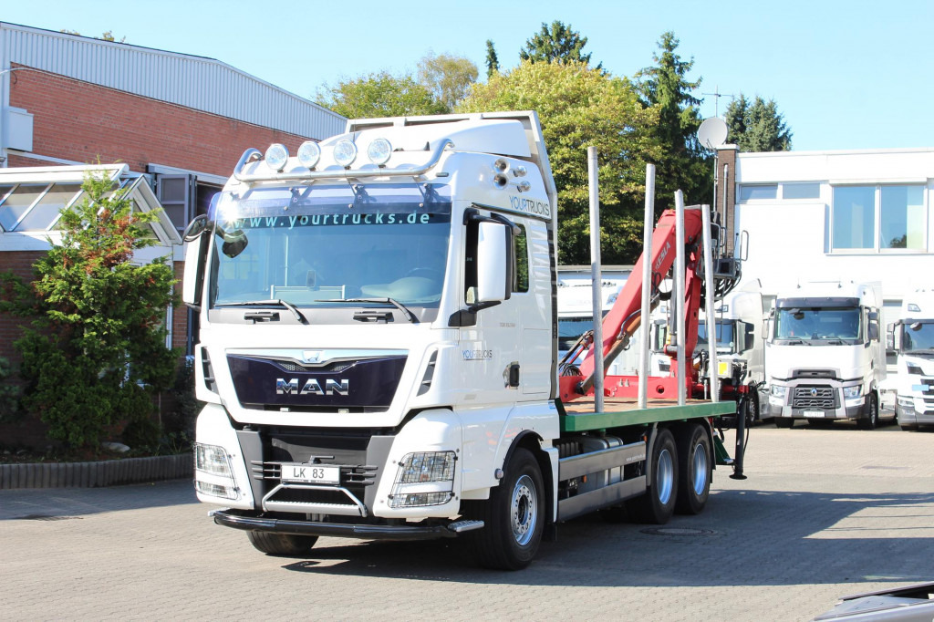 MAN TGX 33.560 D38Motor 6x4 Intarder KESLA-Holzkran - Φορτηγό ξυλείας, Φορτηγό με γερανό: φωτογραφία 1 MAN TGX 33.560 D38Motor 6x4 Intarder KESLA-Holzkran - Φορτηγό ξυλείας, Φορτηγό με γερανό: φωτογραφία 1