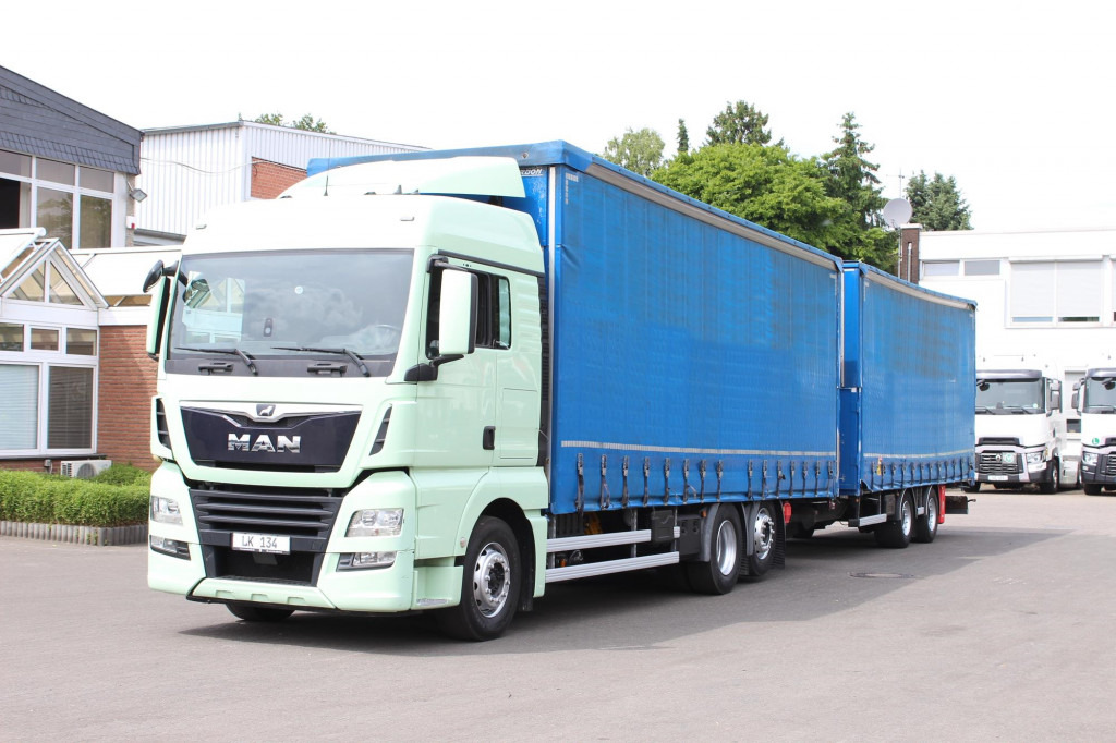 MAN TGX26.460 Durchlad Plane-Jumbo Retarder Hubdach - Φορτηγό μουσαμάς: φωτογραφία 1 MAN TGX26.460 Durchlad Plane-Jumbo Retarder Hubdach - Φορτηγό μουσαμάς: φωτογραφία 1