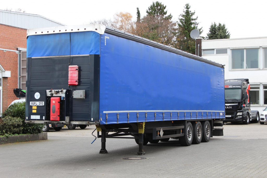 SCHMITZ Plane Edscha Liftachse Pal.-Kasten Lenkachse - Επικαθήμενο κουρτίνα: φωτογραφία 1 SCHMITZ Plane Edscha Liftachse Pal.-Kasten Lenkachse - Επικαθήμενο κουρτίνα: φωτογραφία 1