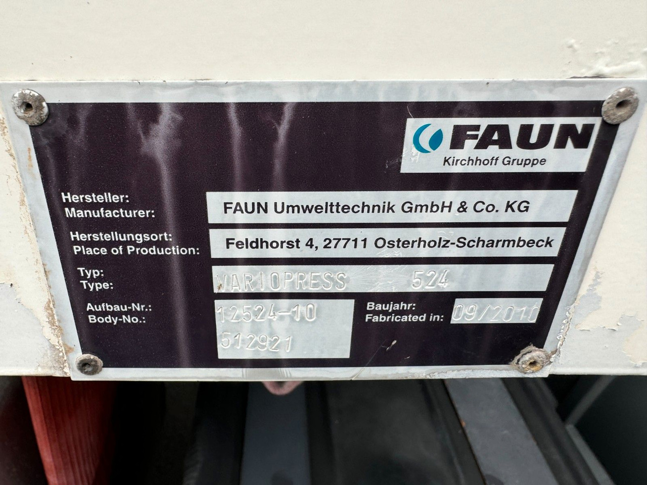 Leasing Mercedes-Benz Actros 2532 6x2 MP3 Faun Power Press 524 Mercedes-Benz Actros 2532 6x2 MP3 Faun Power Press 524 Mercedes-Benz Actros 2532 6x2 MP3 Faun Power Press 524 Mercedes-Benz Actros 2532 6x2 MP3 Faun Power Press 524: φωτογραφία 9