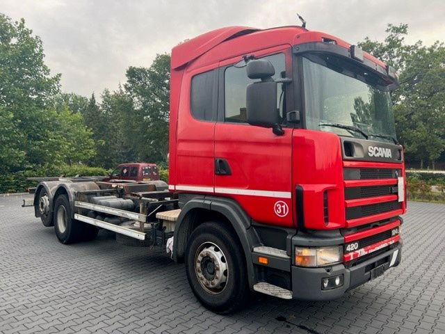 Scania R124-420 .420 6x2 - Φορτηγό σασί: φωτογραφία 2 Scania R124-420 .420 6x2 - Φορτηγό σασί: φωτογραφία 2