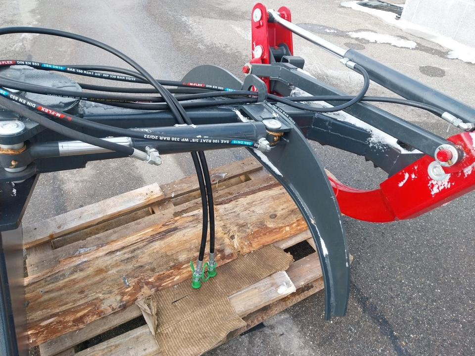 Schwenkbar Rückezange Holzzange 3 Punkt Forstzange Traktor - Κεφαλή - felling head: φωτογραφία 2 Schwenkbar Rückezange Holzzange 3 Punkt Forstzange Traktor - Κεφαλή - felling head: φωτογραφία 2