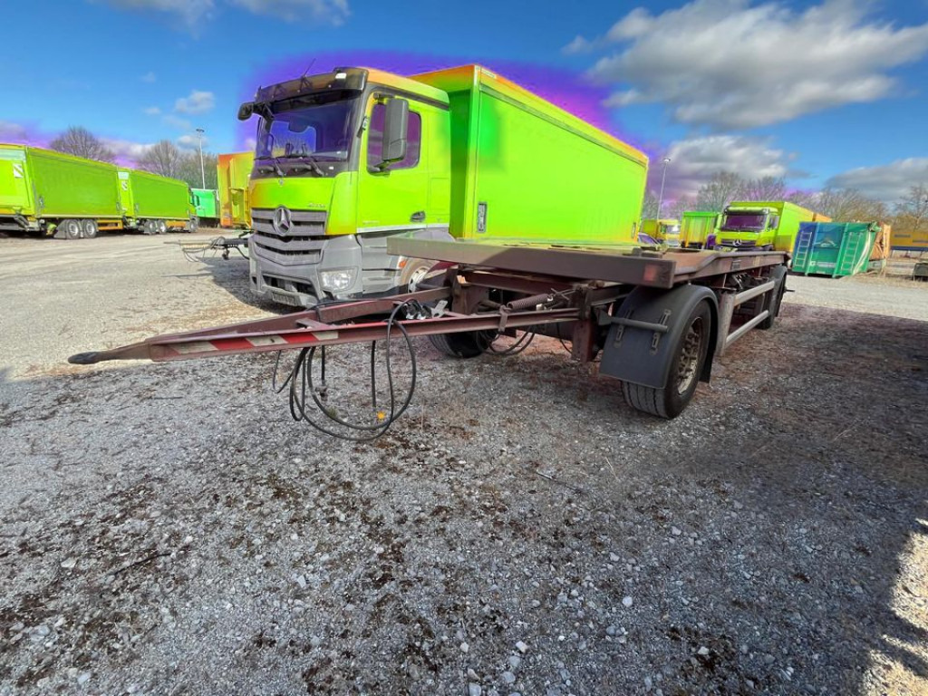 HUEFFERMANN HUEFFERMANN 2-achs Abrollanhänger Containeranhänger HAR 18.70 Außenrollenanhg. - Ρυμούλκα γάντζος/ Αλυσιδάκι: φωτογραφία 1 HUEFFERMANN HUEFFERMANN 2-achs Abrollanhänger Containeranhänger HAR 18.70 Außenrollenanhg. - Ρυμούλκα γάντζος/ Αλυσιδάκι: φωτογραφία 1