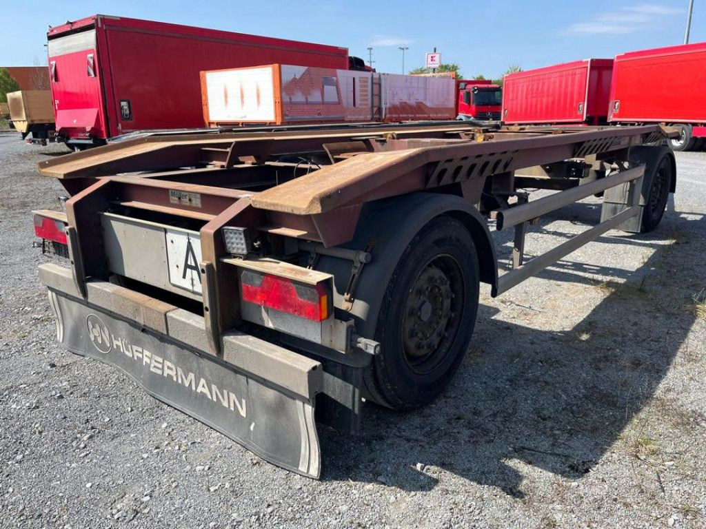 Hüffermann 2-achs Abrollanhänger HAR 18.70 Containeranhänge - Ρυμούλκα γάντζος/ Αλυσιδάκι: φωτογραφία 4 Hüffermann 2-achs Abrollanhänger HAR 18.70 Containeranhänge - Ρυμούλκα γάντζος/ Αλυσιδάκι: φωτογραφία 4