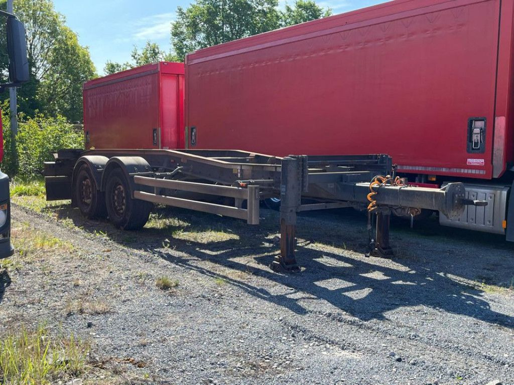 Hüffermann Tandemanhänger HTA 1877 Containeranhänger - Ρυμούλκα γάντζος/ Αλυσιδάκι: φωτογραφία 1 Hüffermann Tandemanhänger HTA 1877 Containeranhänger - Ρυμούλκα γάντζος/ Αλυσιδάκι: φωτογραφία 1