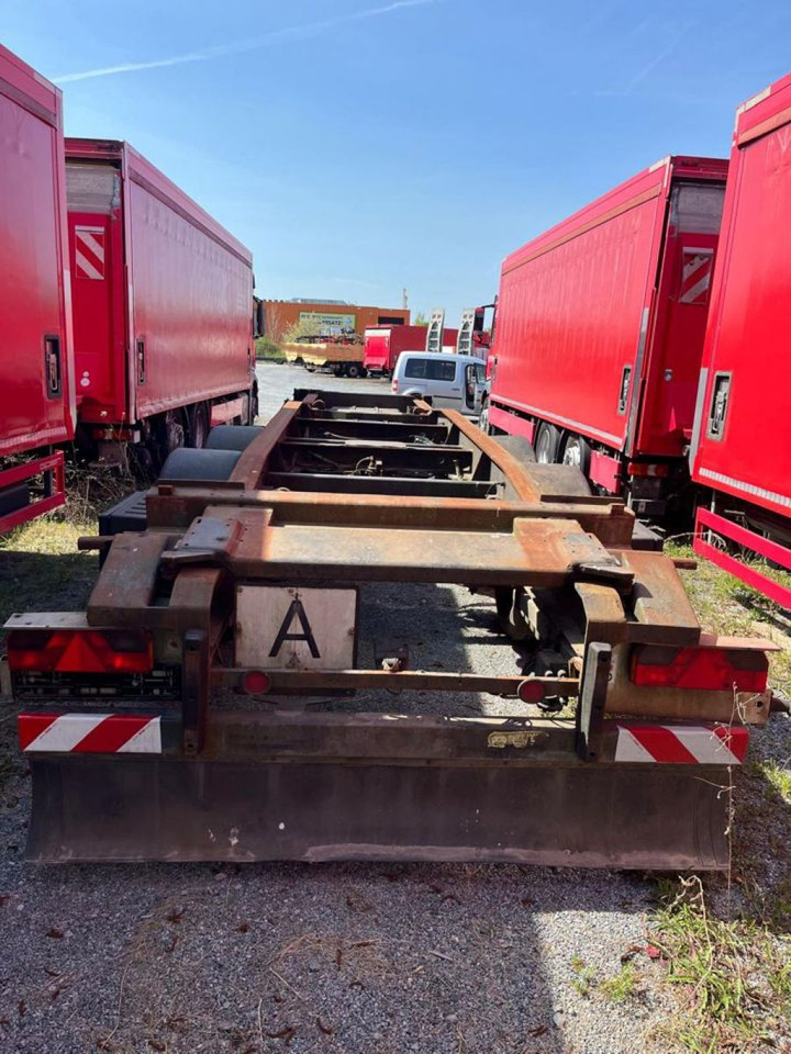 Hüffermann Tandemanhänger HTS 1877 Containeranhänger - Ρυμούλκα γάντζος/ Αλυσιδάκι: φωτογραφία 5 Hüffermann Tandemanhänger HTS 1877 Containeranhänger - Ρυμούλκα γάντζος/ Αλυσιδάκι: φωτογραφία 5